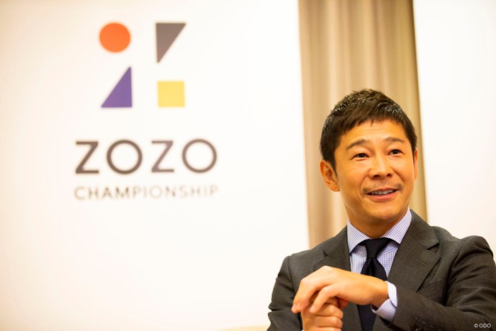 熱心なゴルファーでもある前澤社長。実はレフティだ 2018年 ZOZO前澤友作社長