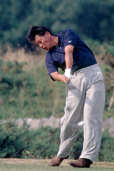 1989年の全英オープンに出場した尾崎健夫(Phil Sheldon/Popperfoto/Getty Images) 1989年 全英オープン 尾崎健夫