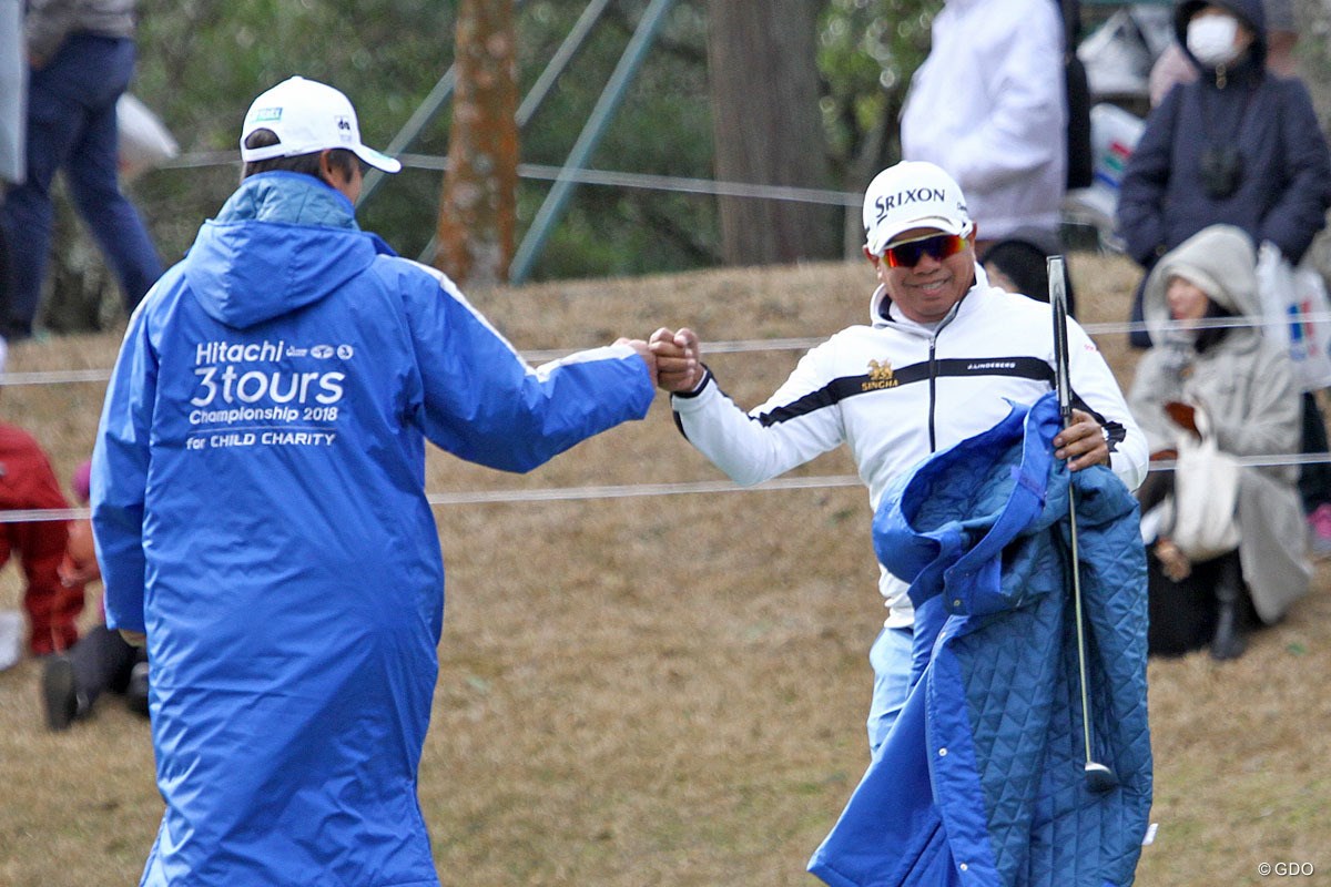 2018年 Hitachi 3Tours Championship 初日 国内シニア