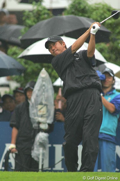 2004年 日本プロゴルフ選手権大会 最終日 深堀圭一郎 最後までS.K.ホを苦しめたが1打及ばず2位の深堀圭一郎