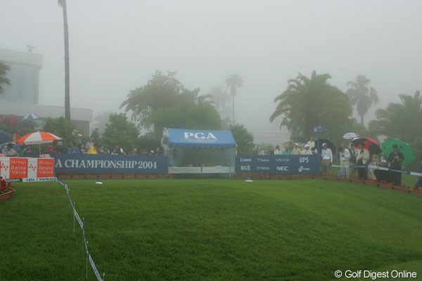 2004年 日本プロゴルフ選手権大会 最終日 初日に続き最終日も濃霧の影響で中断し54ホールに短縮された