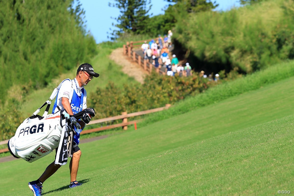 2019年 セントリートーナメントofチャンピオンズ 最終日 大溝雅教キャディ
