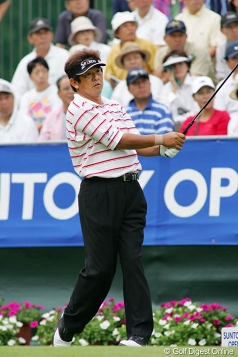 アイアンショットが冴え渡った加瀬秀樹 2004年 サントリーオープンゴルフトーナメント 最終日 加瀬秀樹
