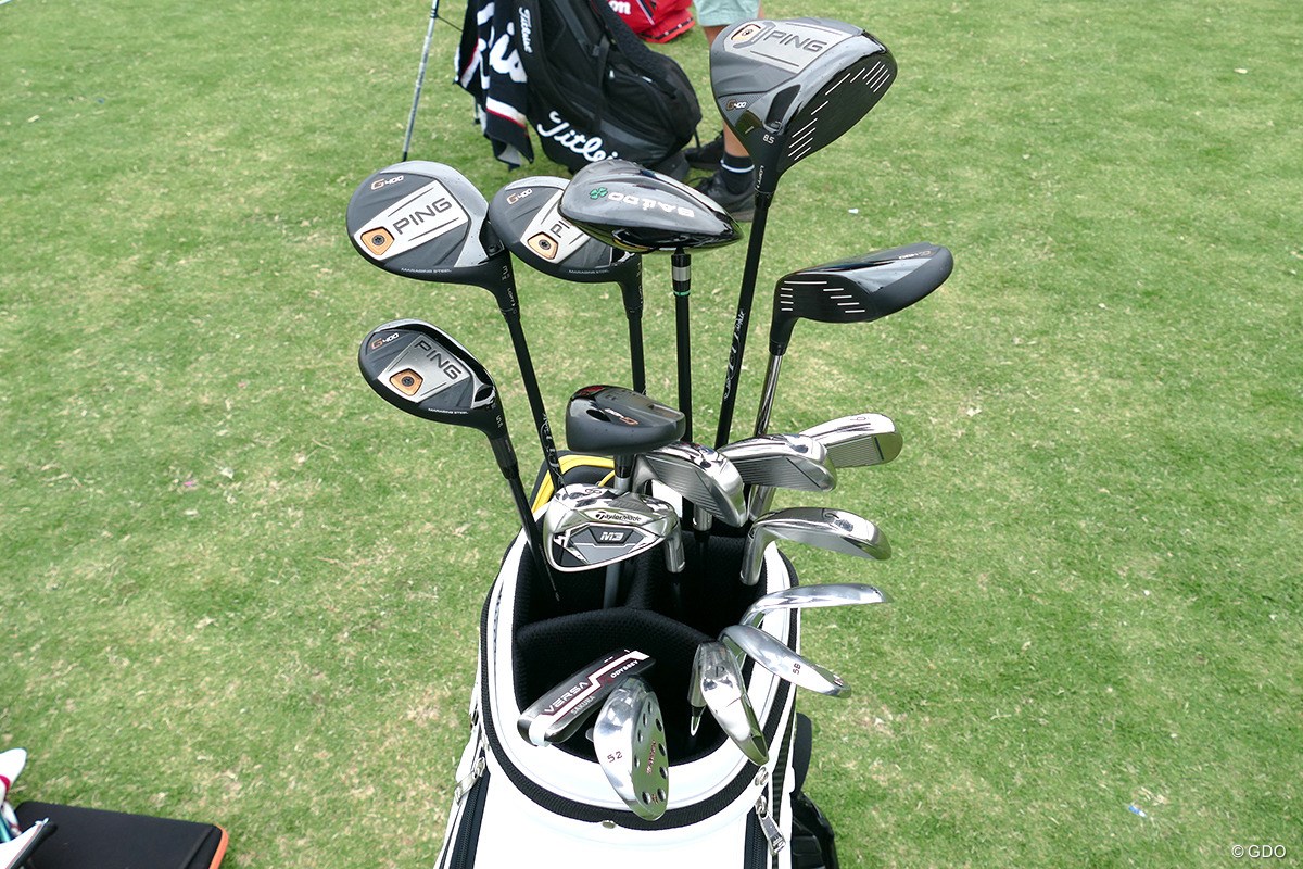 2019年 ISPS HANDA ヴィックオープン 横峯さくらのキャディバッグ