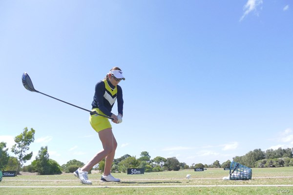 2019年 ISPS HANDA オーストラリア女子オープン 事前 原英莉花 オーストラリアも初めての地。今週20歳になる原英莉花