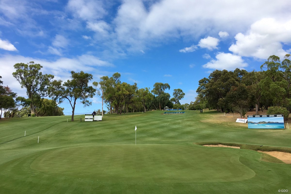 2019年 ISPS HANDA ワールドスーパー6パース 事前 レイクカリーニャップCC-5番ホール
