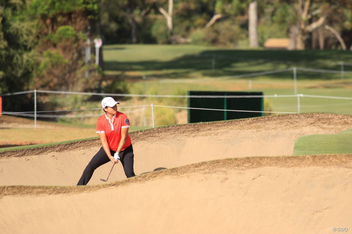 2019年 ISPS HANDA オーストラリア女子オープン 初日 ツェン・ヤニ