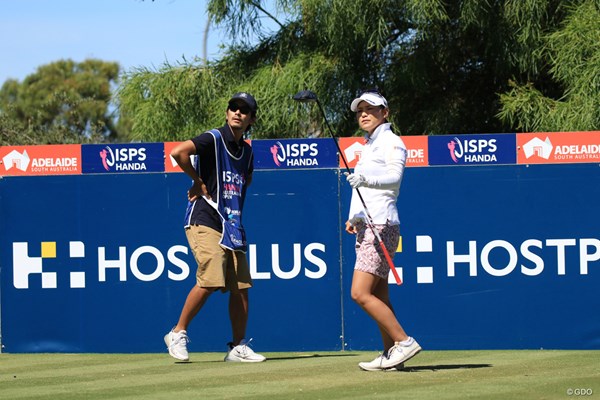 2019年 ISPS HANDA オーストラリア女子オープン 3日目 横峯さくら 連日のアンダーパーで順位を上げた横峯さくら