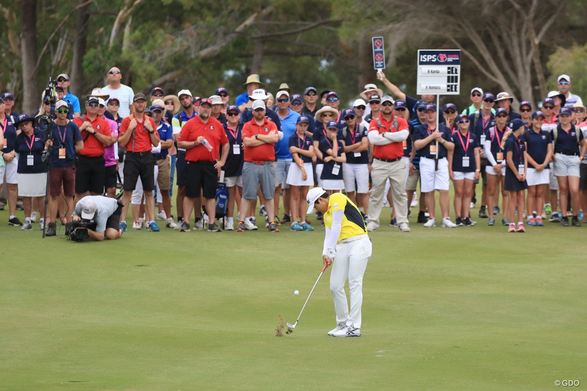 2019年 ISPS HANDA オーストラリア女子オープン 最終日 野村敏京