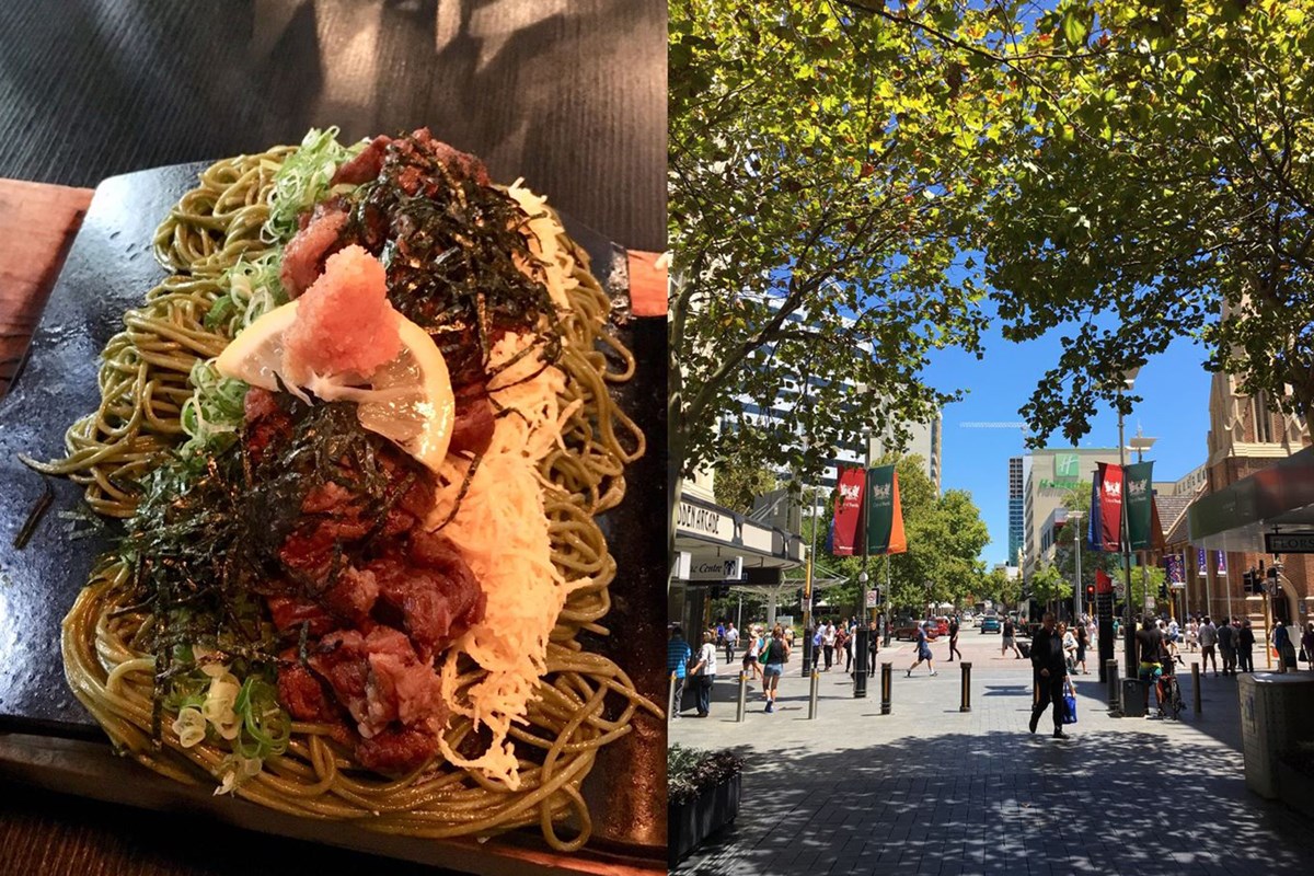 2019年 ISPS HANDA ヴィックオープン 3日目 瓦そばとパースの街並み