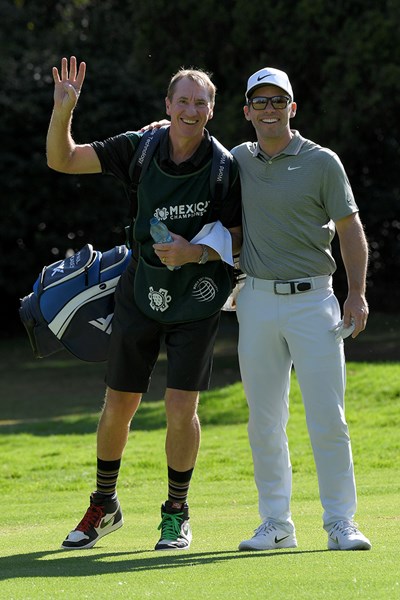 2019年 WGCメキシコ選手権 初日 ジョン・マクラーレン ポール・ケーシー ケーシー（右）とキャディのマクラーレン氏※撮影は大会初日(Stan Badz/PGA TOUR)