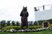 2019年 ザ・ホンダクラシック 事前 熊の銅像