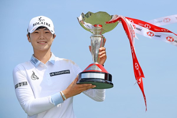 今季2戦目で早くも優勝。ツアー通算6勝目を飾ったパク・ソンヒョン（Andrew Redington/Getty Images）