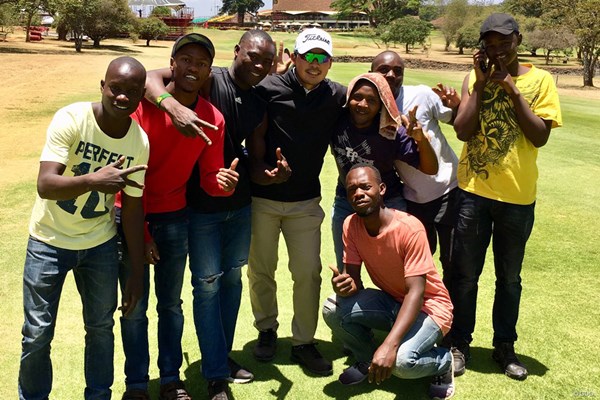 2019年 コマーシャルバンク・カタールマスターズ 事前 川村昌弘 ケニアのゴルフ場でできた友だち！今週はアフリカでプレーします