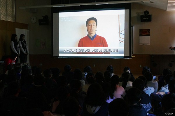 2019年 石川遼 ビデオメッセージ 石川遼は5分間ほどのビデオメッセージを送った