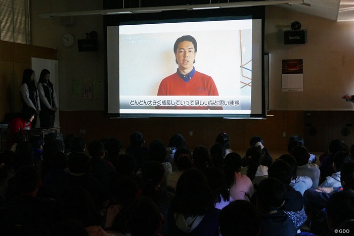 石川遼は5分間ほどのビデオメッセージを送った 2019年 石川遼 ビデオメッセージ