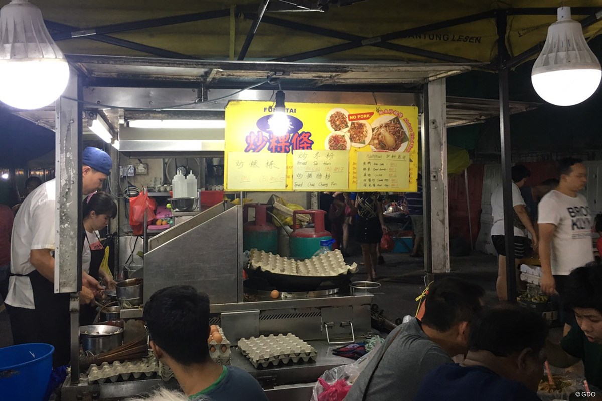 2019年 メイバンク選手権 事前 マレーシアの屋台