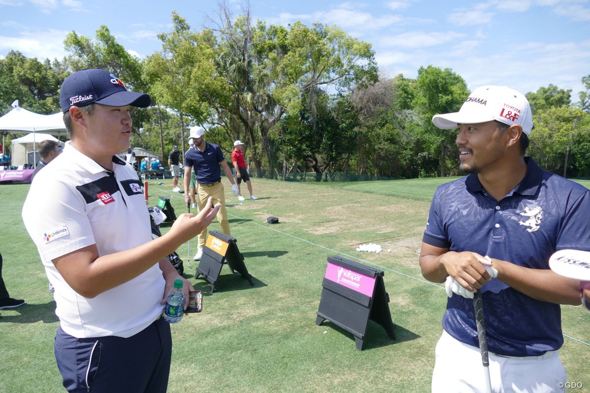 2019年 バルスパー選手権 事前 小平智とイム・ソンジェ