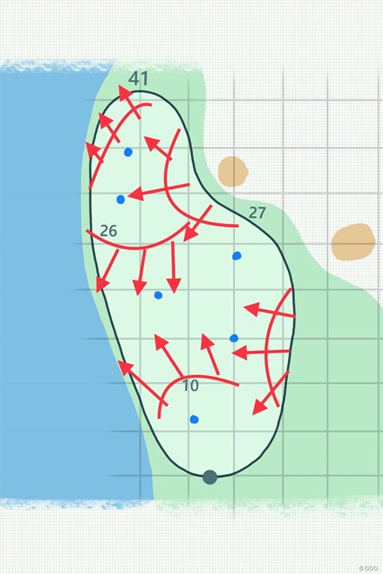 画像詳細 19年 Wgcデルテクノロジーズ マッチプレー 事前 オースティンcc12番グリーン テキサスの風と勝負 マッチの流れを左右する危険なパー5 19年 Wgcデルマッチプレー Gdo ゴルフダイジェスト オンライン