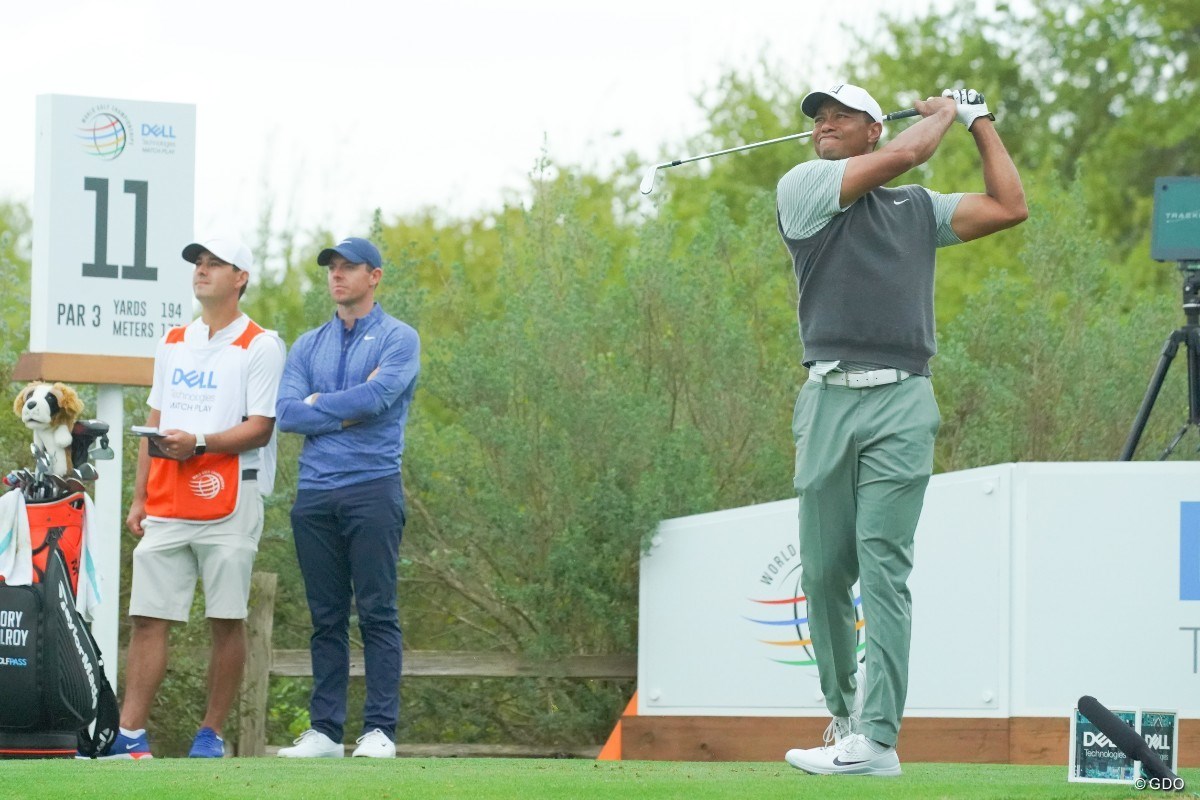 2019年 WGCデルテクノロジーズ マッチプレー  4日目 ロリー・マキロイ タイガー・ウッズ