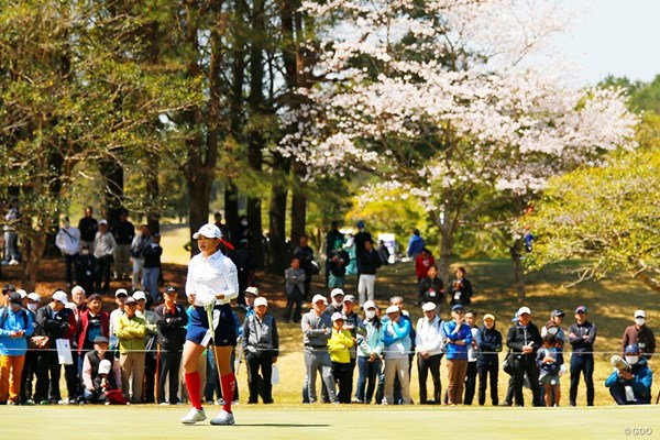 2019年 アクサレディスゴルフトーナメント in MIYAZAKI 最終日 河本結 20歳の河本結が桜咲く宮崎で初優勝した