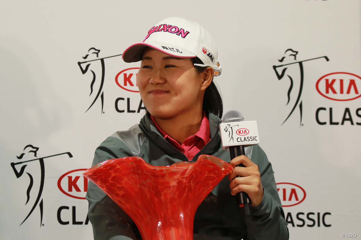 「良い流れでメジャーに臨める」 畑岡奈紗が優勝会見