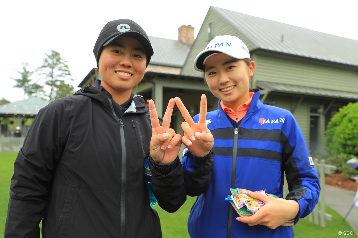 2019年 オーガスタナショナル女子アマチュア 事前 ユウカ・サソウ＆安田祐香