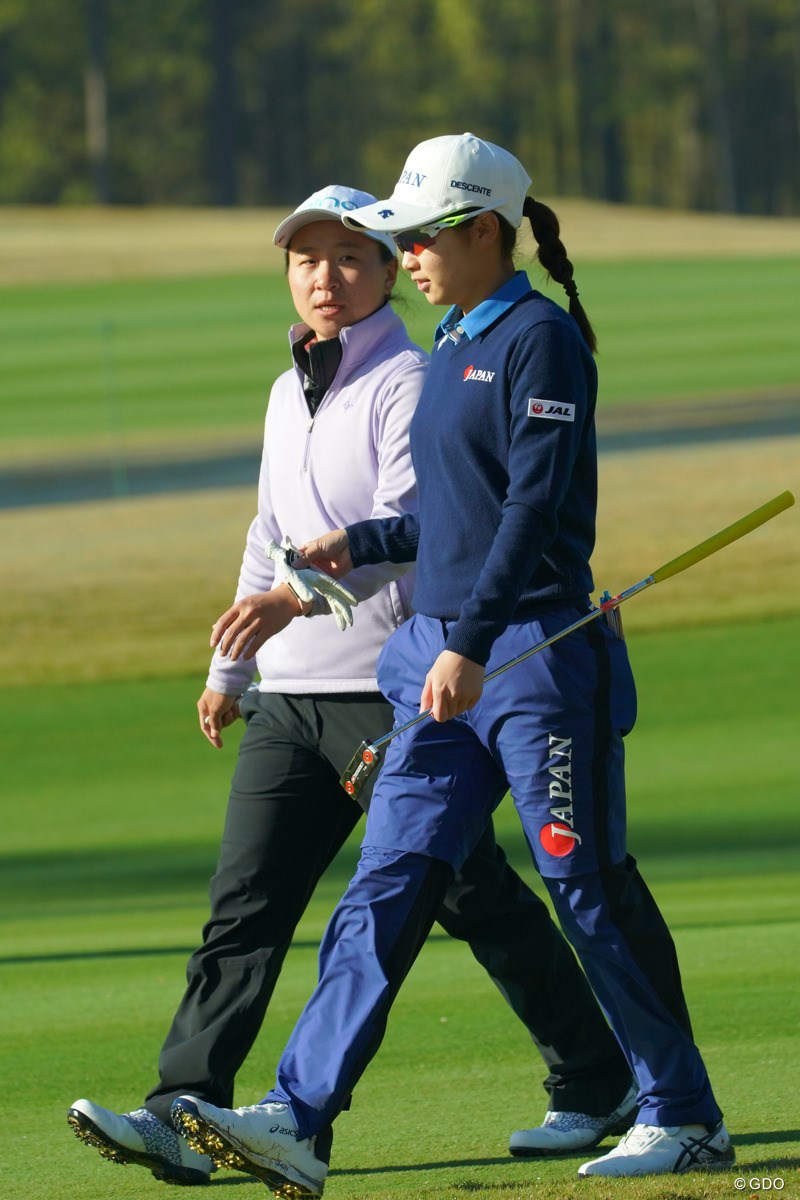 2019年 オーガスタナショナル女子アマチュア 初日 安田祐香