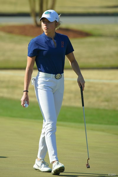 2019年 オーガスタナショナル女子アマチュア 2日目 シエラ・ブルックス ゴルフがうまくて美人で、スタイルも文句なし！12頭身ぐらいあるんじゃない？