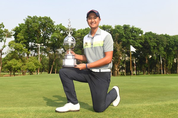 2019年 バングラデシュカップゴルフオープン 最終日 サドム・ケーオカンジャナ ルーキーで20歳のS.ケーオカンジャナがツアー初優勝を飾った（Arep Kulal/Getty Images）