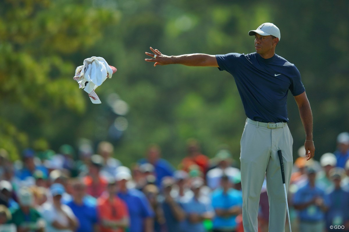2019年 マスターズ 初日 タイガー・ウッズ