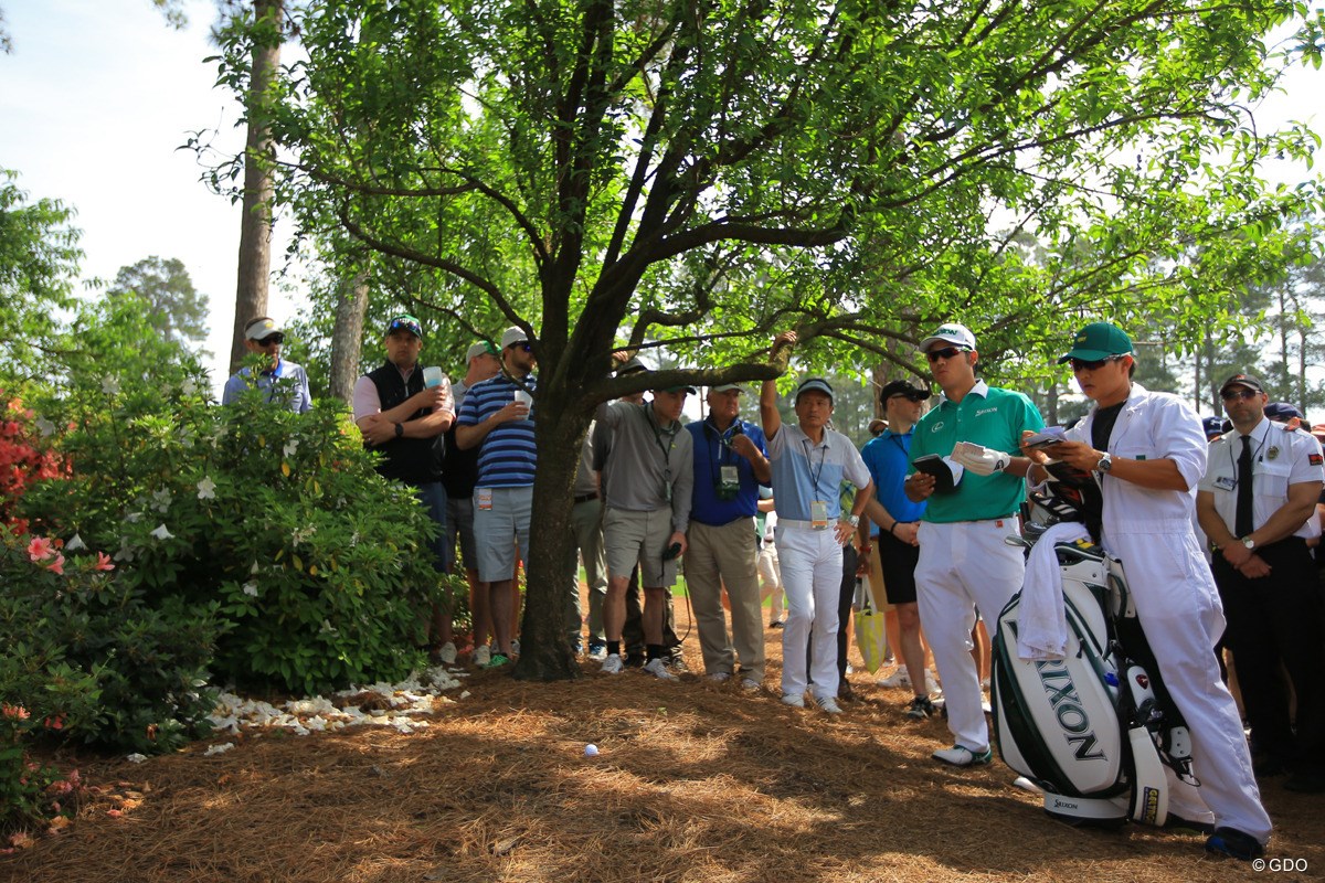 2019年 マスターズ 初日 松山英樹