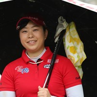 傘をさしながらのスマイル 2019年 スタジオアリス女子オープン 最終日 武尾咲希