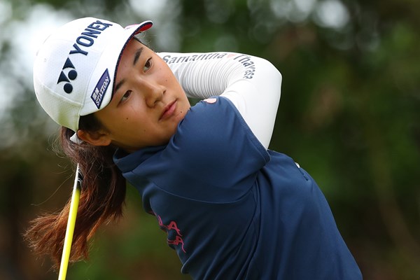 山口すず夏は首位と4打差で発進した(Gregory Shamus/Getty Images)