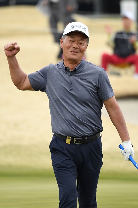 伊藤正己が「63」のエージシュートを記録した（写真提供：日本プロゴルフ協会） 2019年 ノジマチャンピオンカップ 箱根シニアプロゴルフトーナメント 初日 伊藤正己