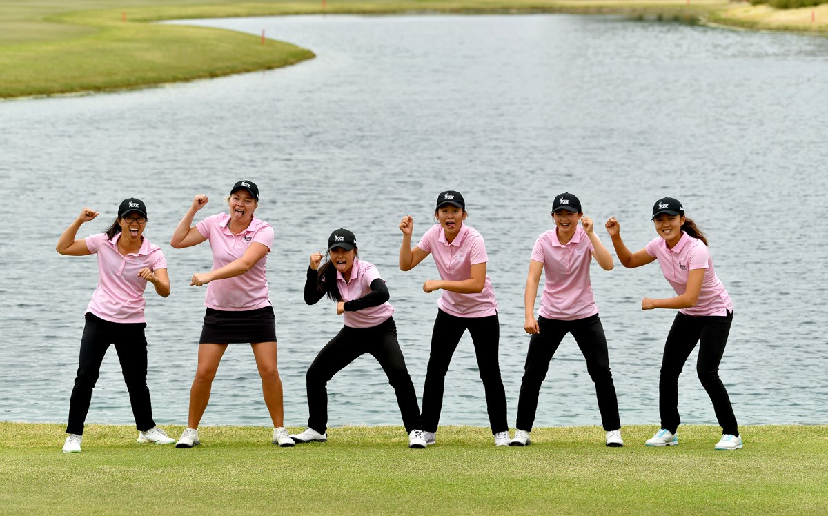 2019年 アジアパシフィック女子アマチュア選手権 事前 ニュージーランドチーム