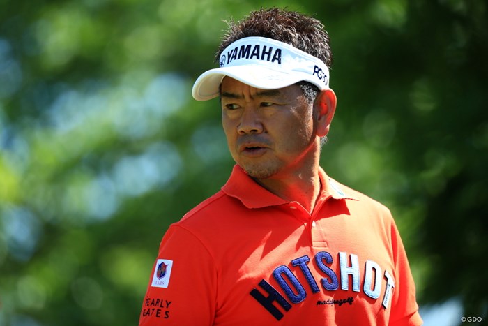 バーディー後もしれっとした表情 2019年 関西オープンゴルフ選手権競技 初日 藤田寛之