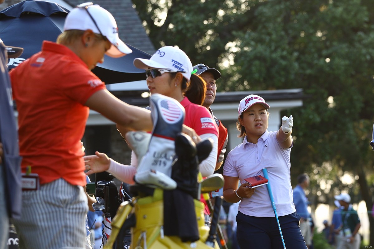 2019年 全米女子オープン 初日 畑岡奈紗 比嘉真美子