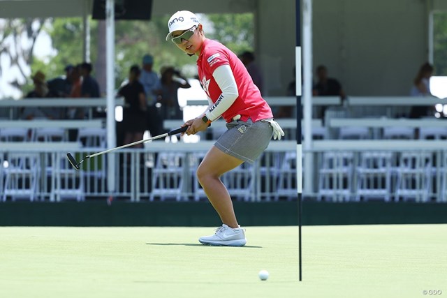 比嘉真美子が日本人初の単独首位発進 デビューラウンド最少スコアを更新 Lpgaツアー 米国女子 Gdo ゴルフダイジェスト オンライン