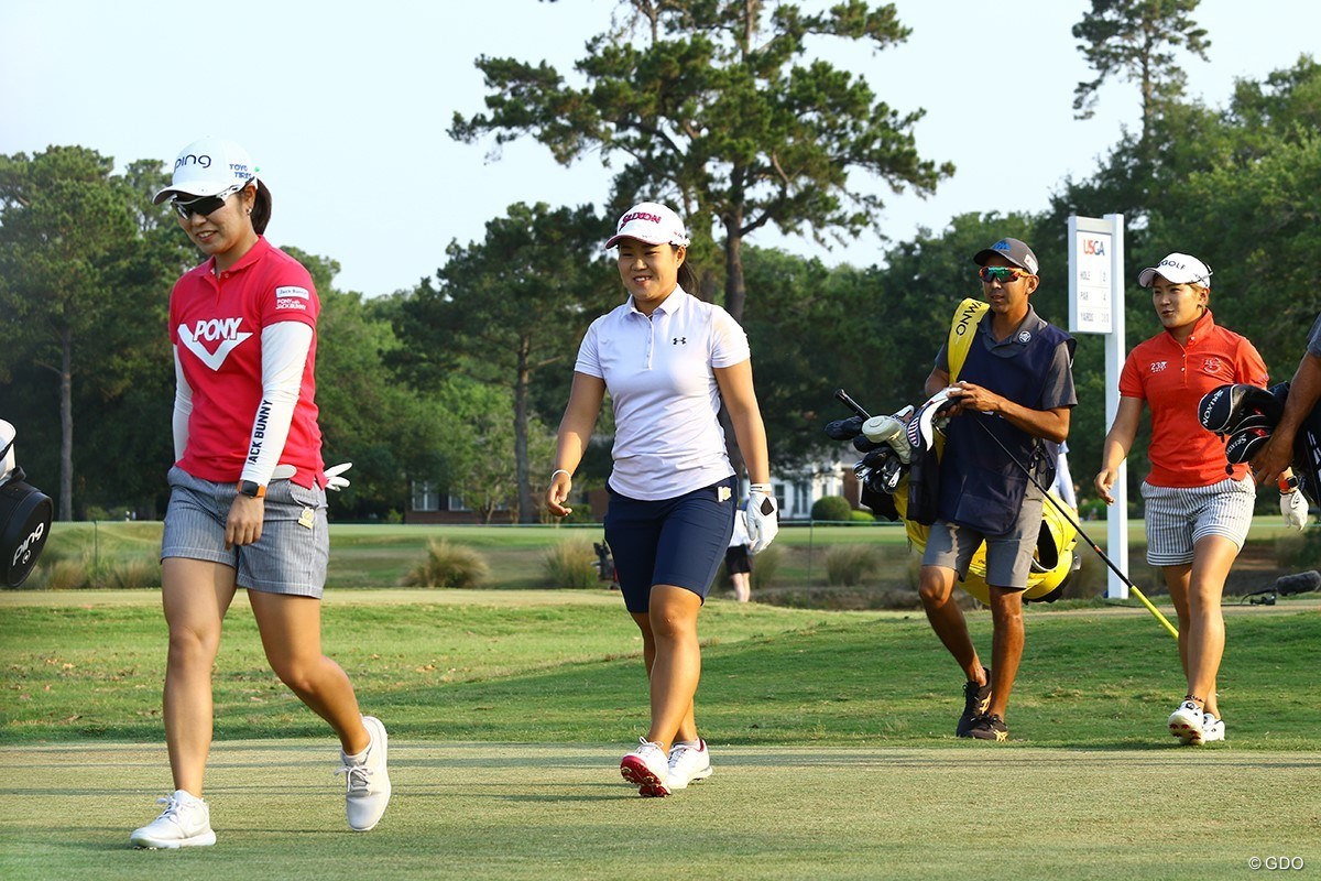 2019年 全米女子オープン 初日 畑岡奈紗