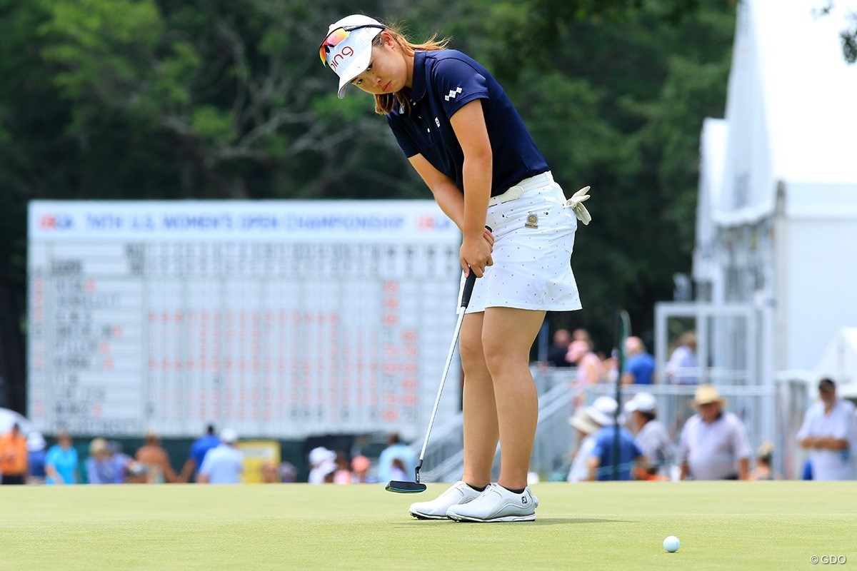 2019年 全米女子オープン 3日目 上野菜々子