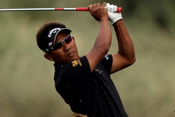 アジアゴルフ界でもトップクラスのトンチャイ・ジェイディが首位に浮上した（Ross Kinnaird/Getty Images）