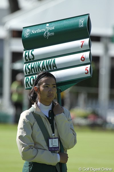 2010年 ノーザントラストオープン 最終日 ボランティア
