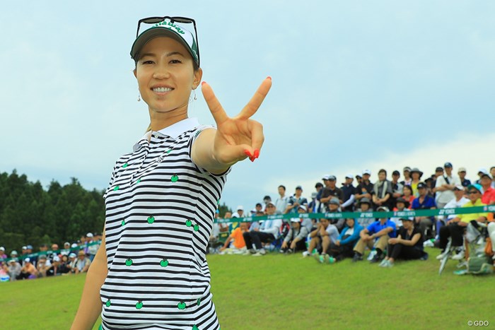 今季2勝目、Yes! 2019年 ヨネックスレディスゴルフトーナメント 最終日 上田桃子