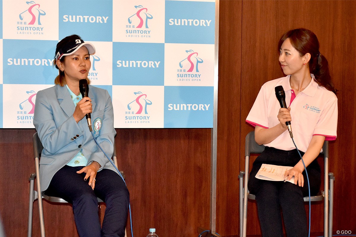 2019年 宮里藍サントリーレディスオープンゴルフトーナメント 事前 宮里藍さん