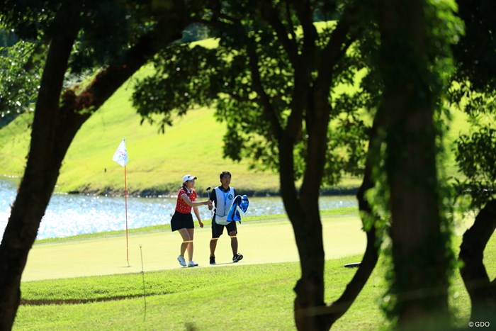 二人の世界なんてね 2019年 宮里藍サントリーレディスオープンゴルフトーナメント 初日 石井理緒