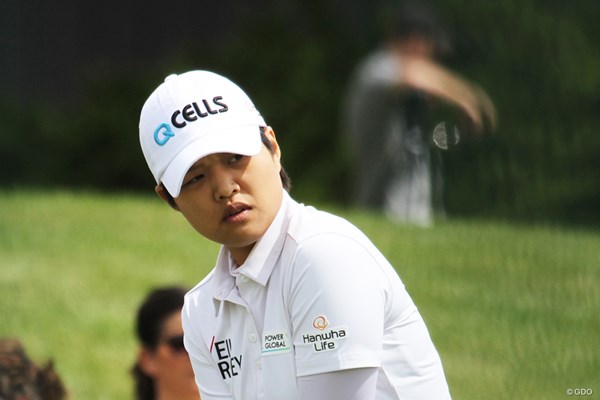 2019年 KPMG女子PGA選手権 事前 野村敏京 野村敏京。前週の途中棄権は腰痛のためだったという