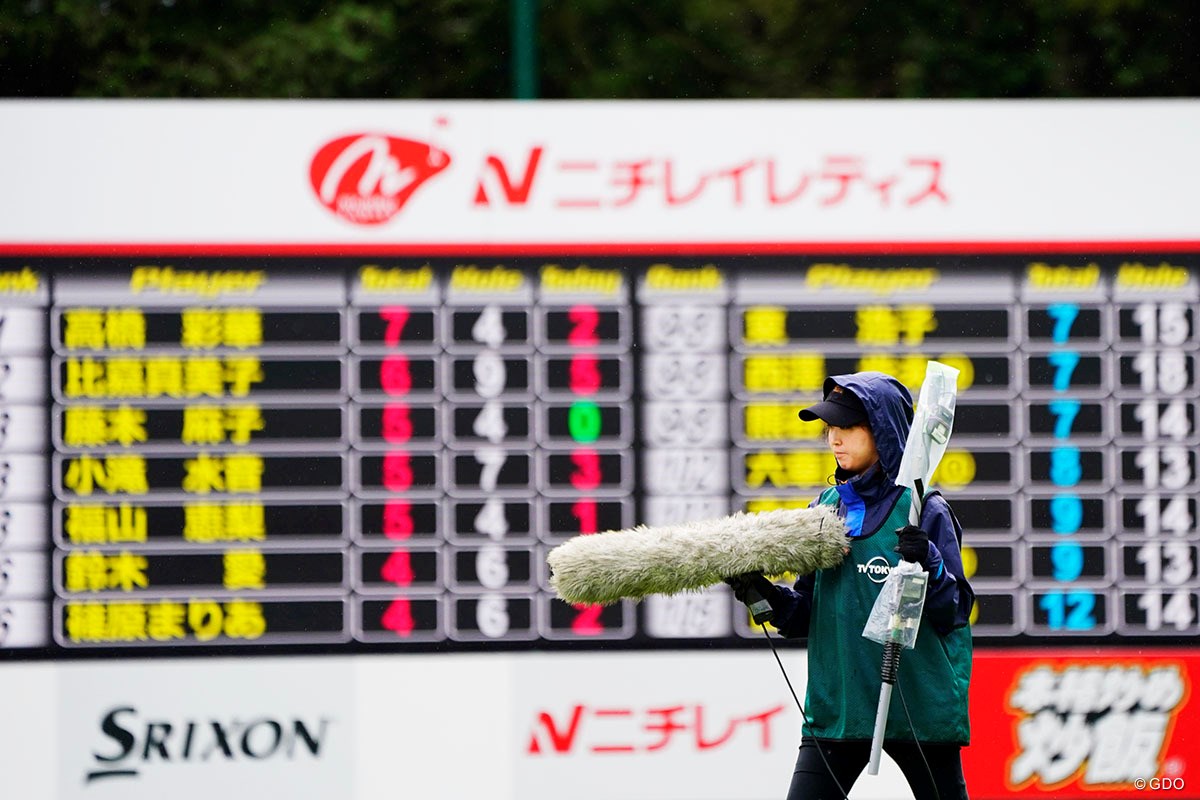 2019年 ニチレイレディス 2日目 TVスタッフ