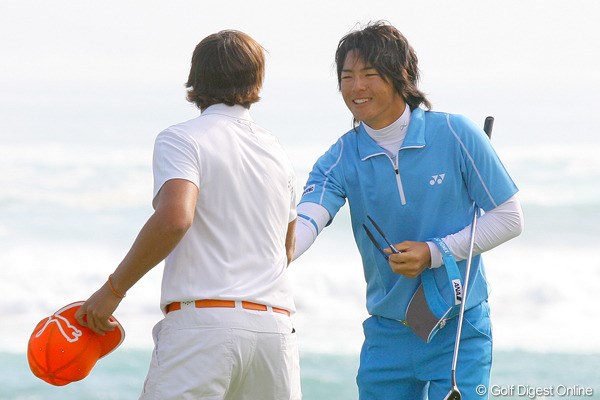 2010年 AT＆Tペブルビーチナショナルプロアマ 3日目 リッキー・ファウラー＆石川遼