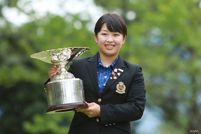 令和初の日本女子アマチャンピオンとなった西郷真央 2019年 日本女子アマチュア選手権 最終日 西郷真央